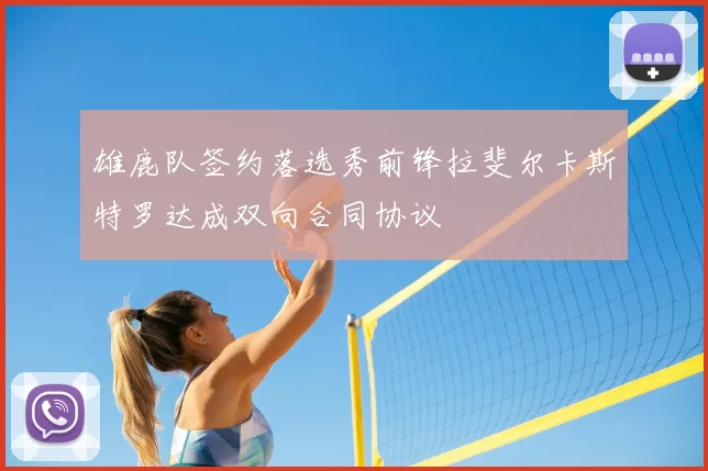 雄鹿队签约落选秀前锋拉斐尔卡斯特罗达成双向合同协议
